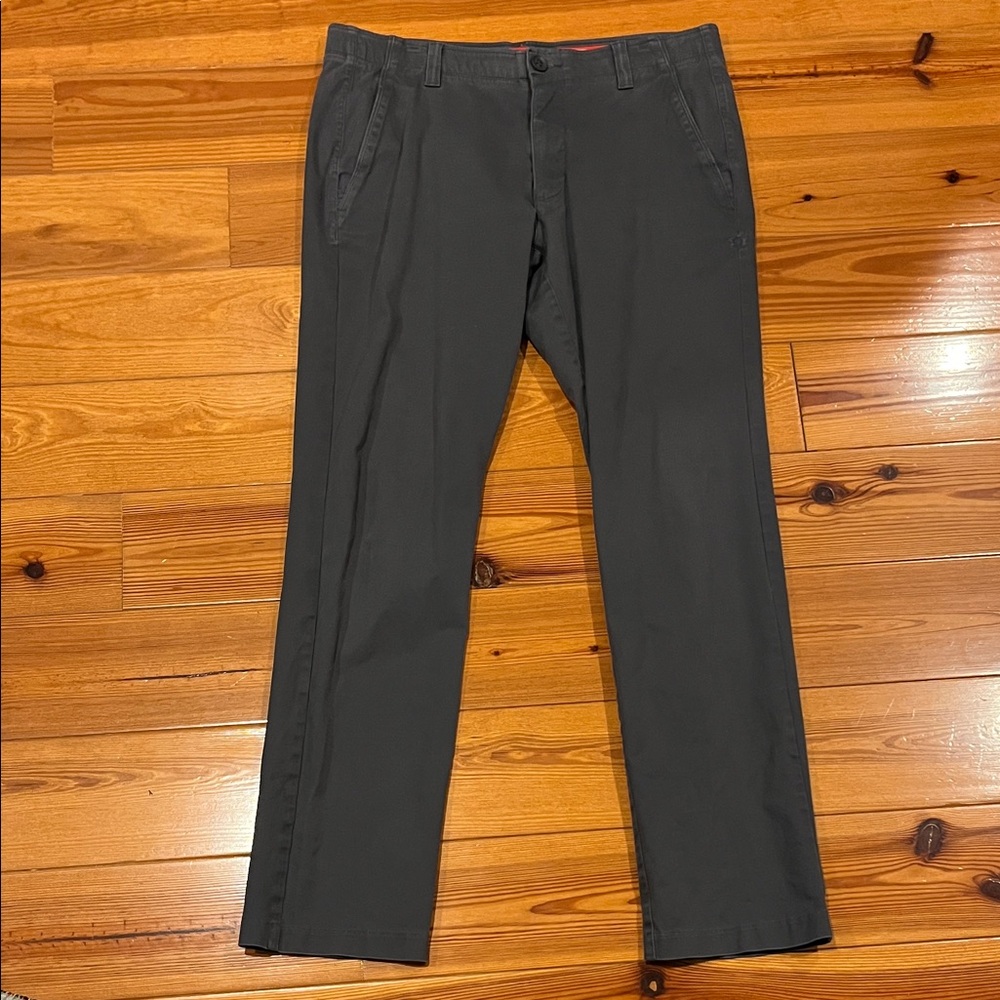 Under Armour Dark Gray Chinos36/34 see actual length